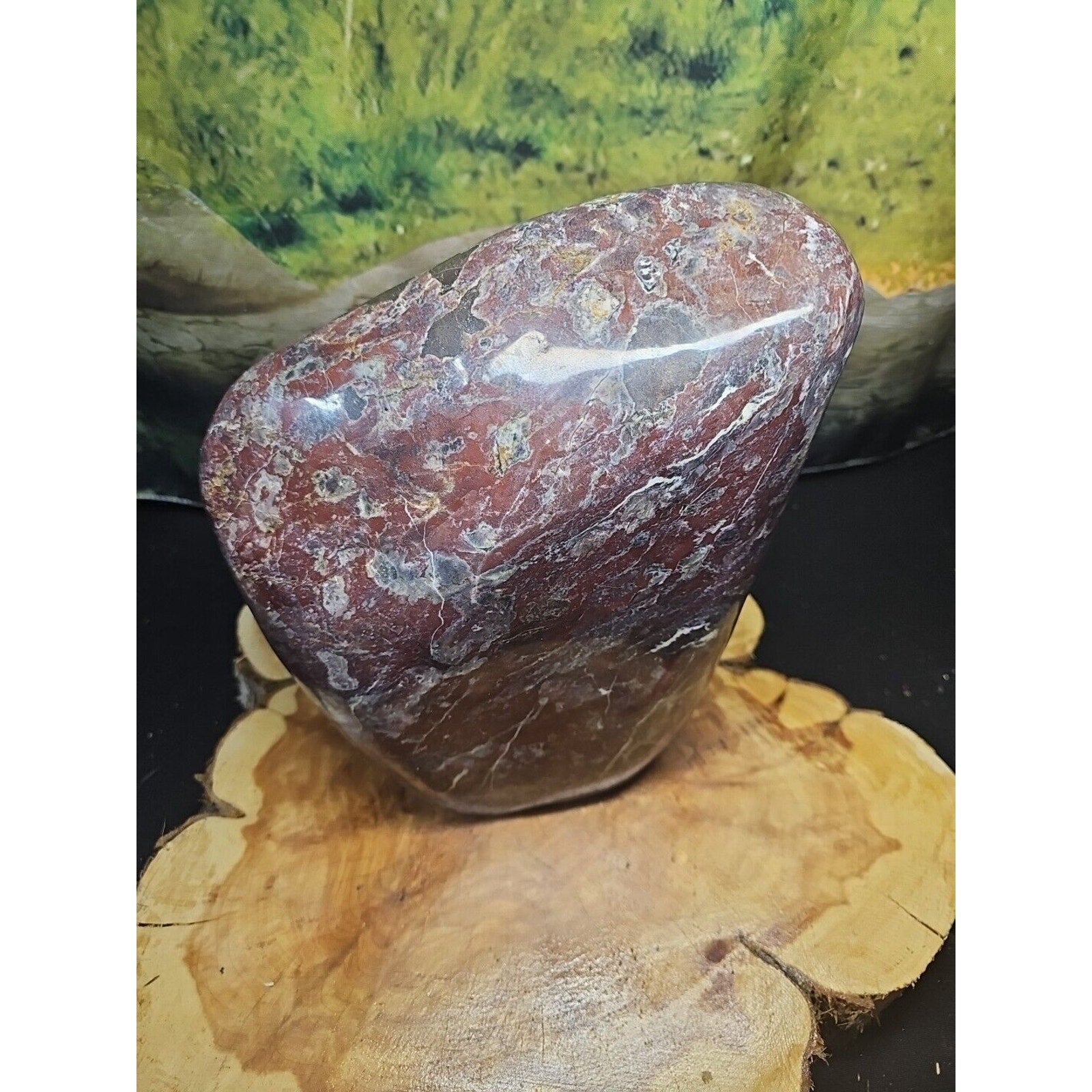 Chicken Blood Stone Quartz Crystal Mineral Specimen — 16.6 lbs, Vitality & Energy Stone | CrystalCloud Company