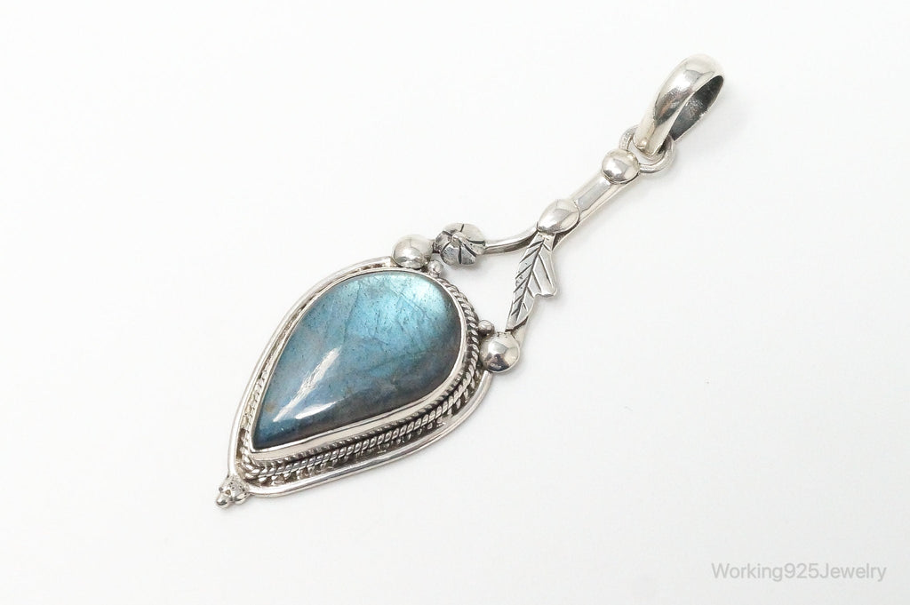 Large Designer Supreme Jewelers Labradorite Sterling Silver Pendant | Jewelry > Necklaces > Pendants | Wiccan Center
