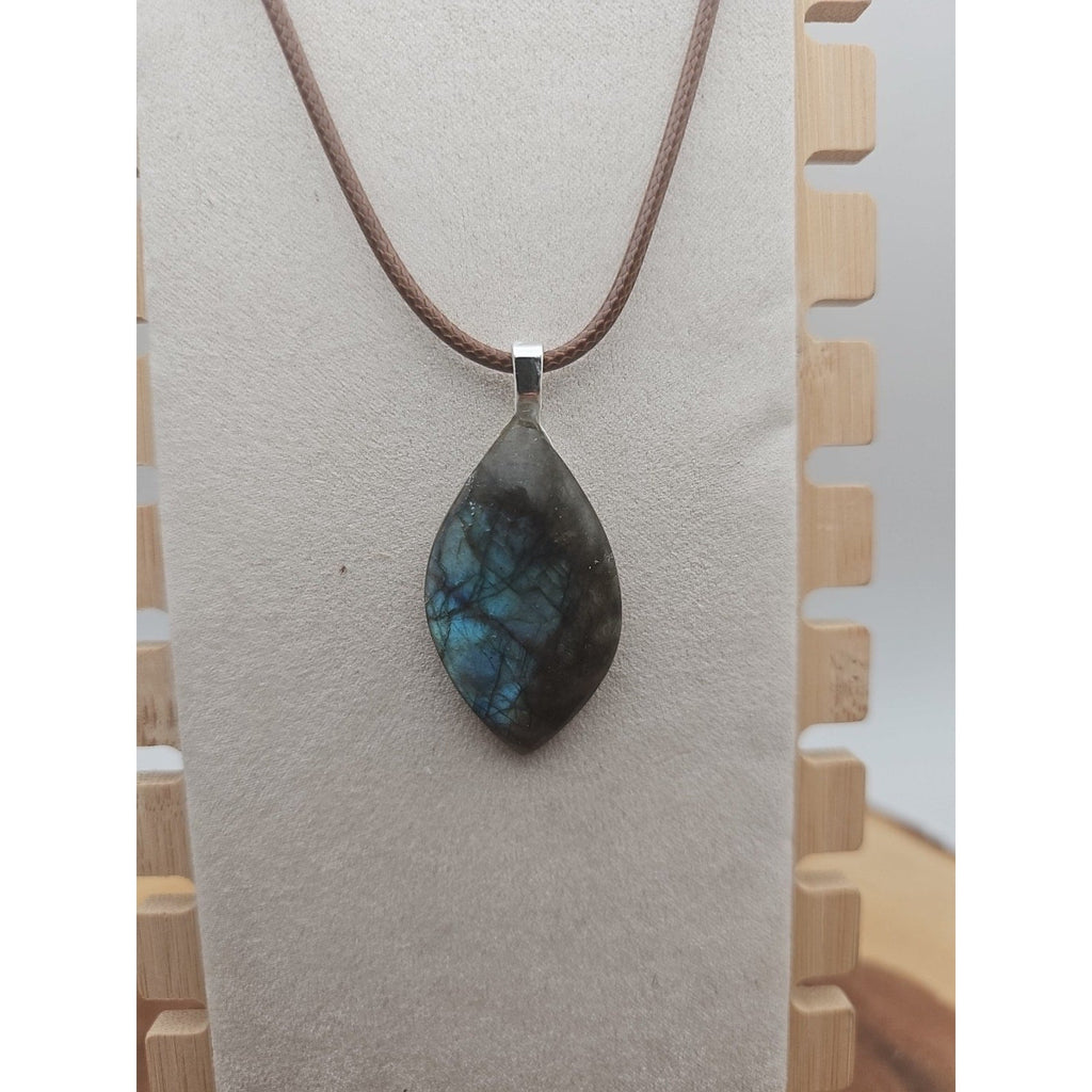 Labradorite Crystal Pendant 1 Each