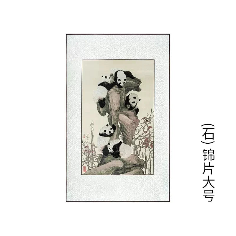 Shu Jiang Jin Yuan Silk Scroll Chinese Style Frame Painting Home Decoration Painting Gift