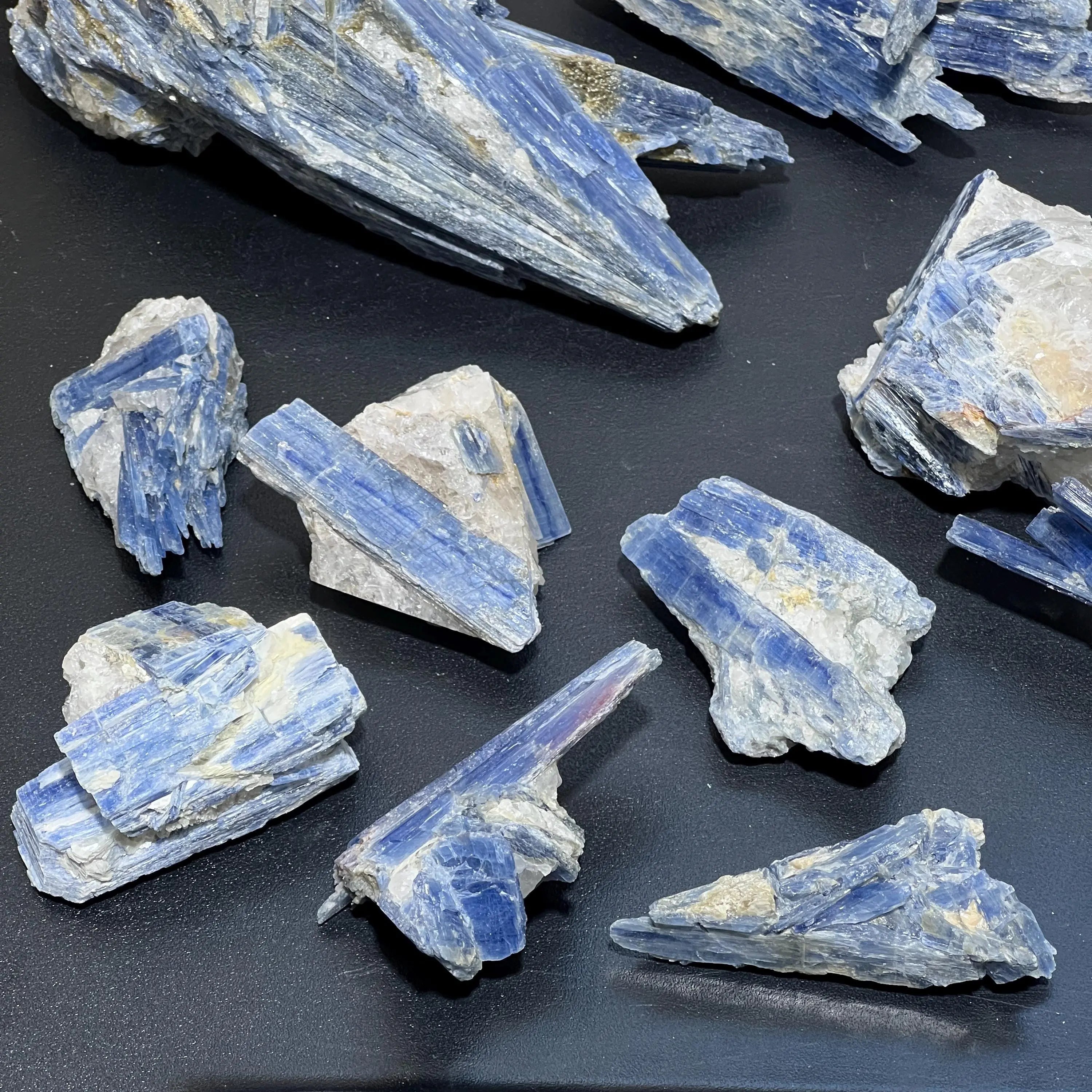 Blue Kyanite Large Crystal (By The Piece Or 1 LB) Rough Raw Clusters In Matrix Bulk Wholesale | Home & Living > Home Decor > Home Accents > Rocks & Geodes | Wiccan Center