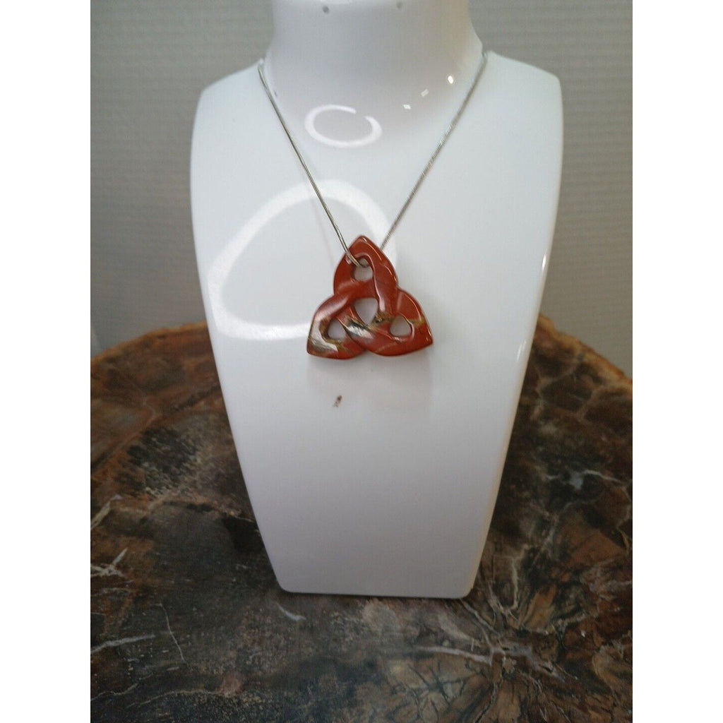 Ocean Jasper Agate Necklace — 925 Sterling Silver Chain
