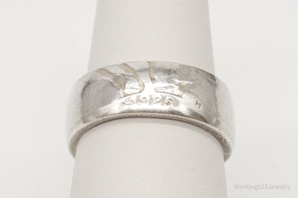 Vintage 1925 Standing Liberty Quarter Dollar Coin Silver Ring - Size 6.75 | Jewelry > Rings | Wiccan Center