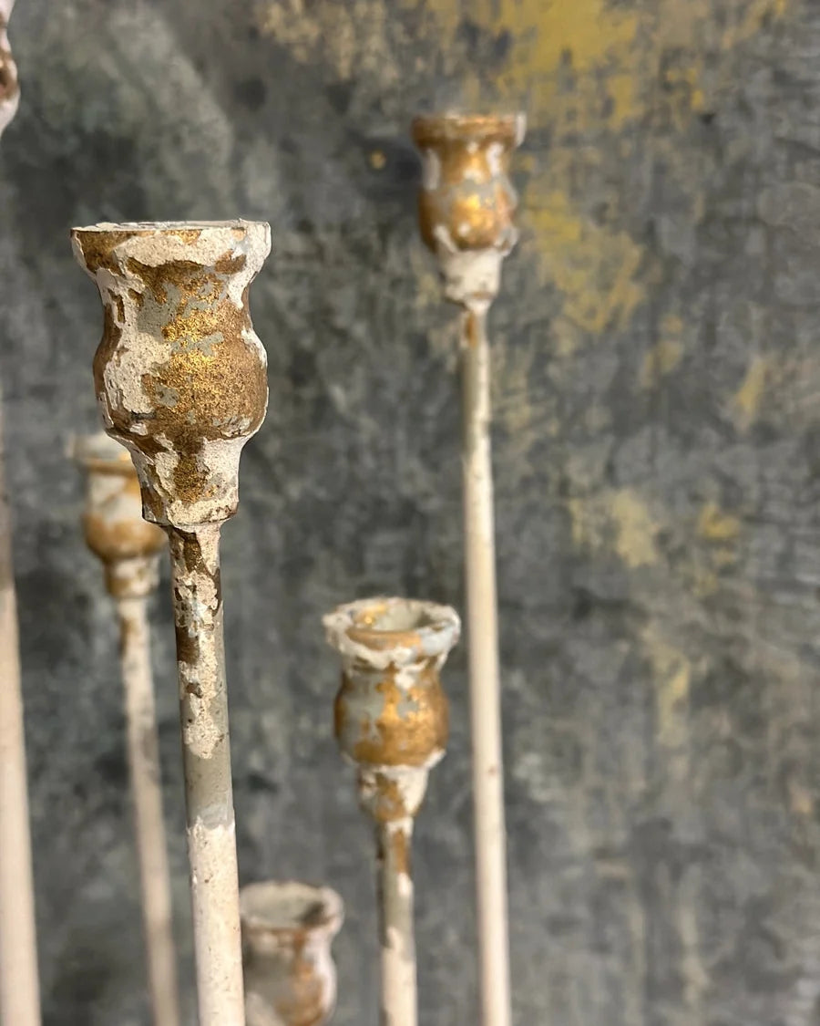 White 13-Candle Iron Candelabra | | Wiccan Center