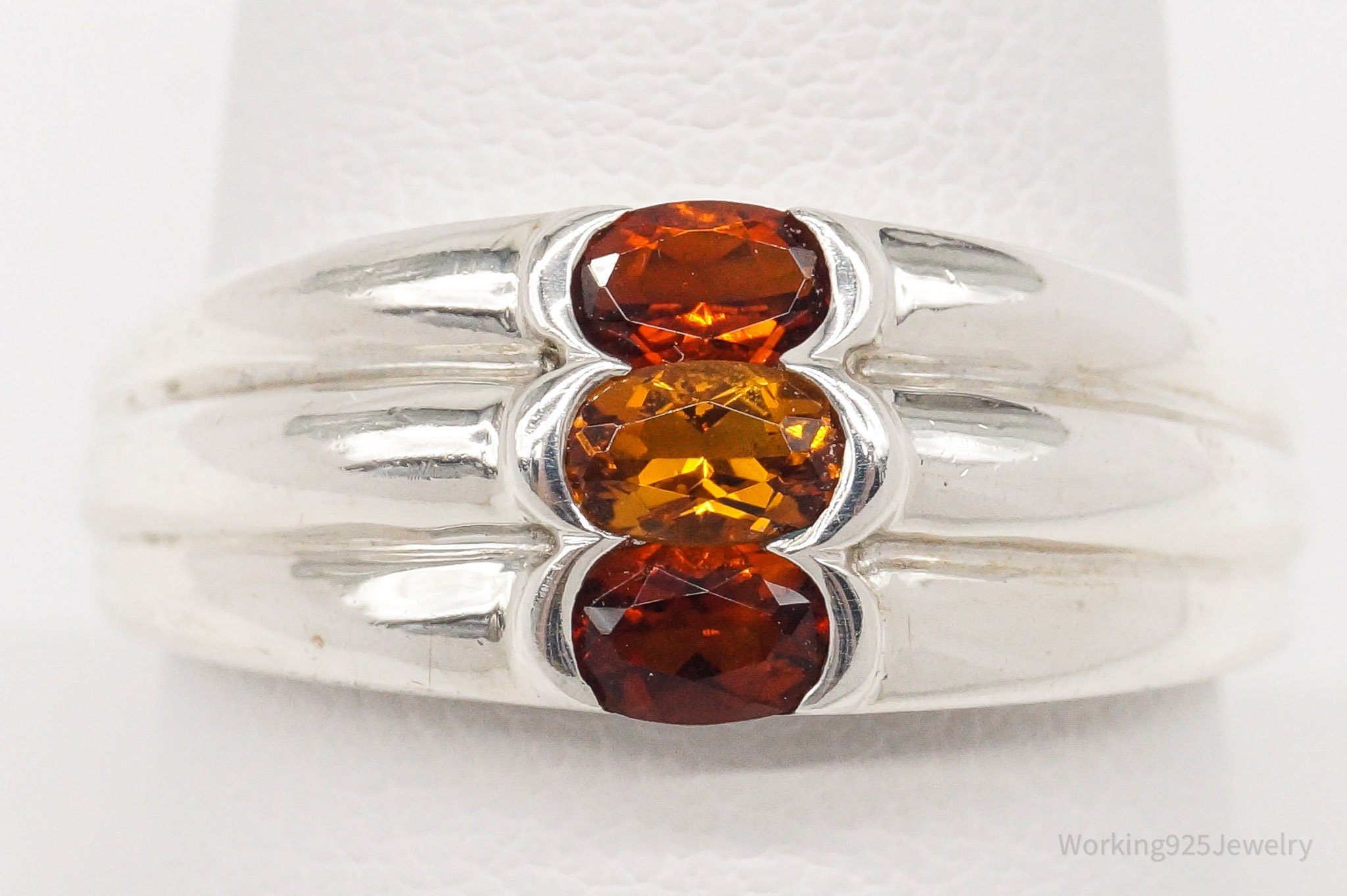 Vintage Citrine Sterling Silver Ring Size 9 | Jewelry > Rings | Wiccan Center