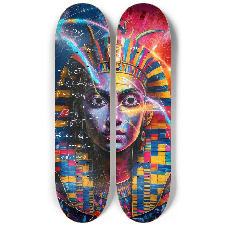 2 Skateboard Series Art - Egyptian Magic | Skateboard | Wiccan Center