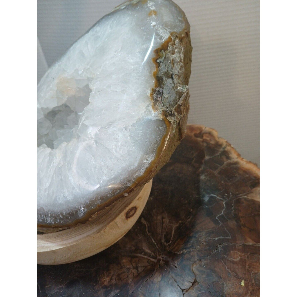 Large Natural Madagascar Agate Geode — 19.3 lbs, Museum-Quality Quartz Specimen | CrystalCloud Company | Geodes & Clusters | Wiccan Center