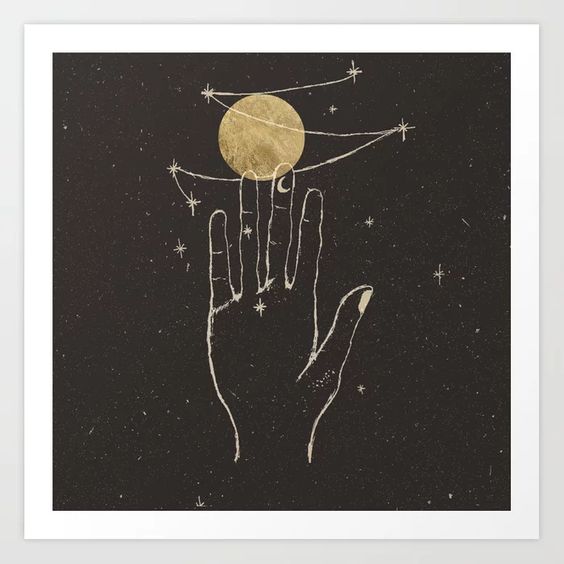 The Harvest Moon Art Print