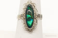 Vintage Native American Paua Abalone Shell Sterling Silver Ring - SZ 6.75 | Jewelry > Rings | Wiccan Center