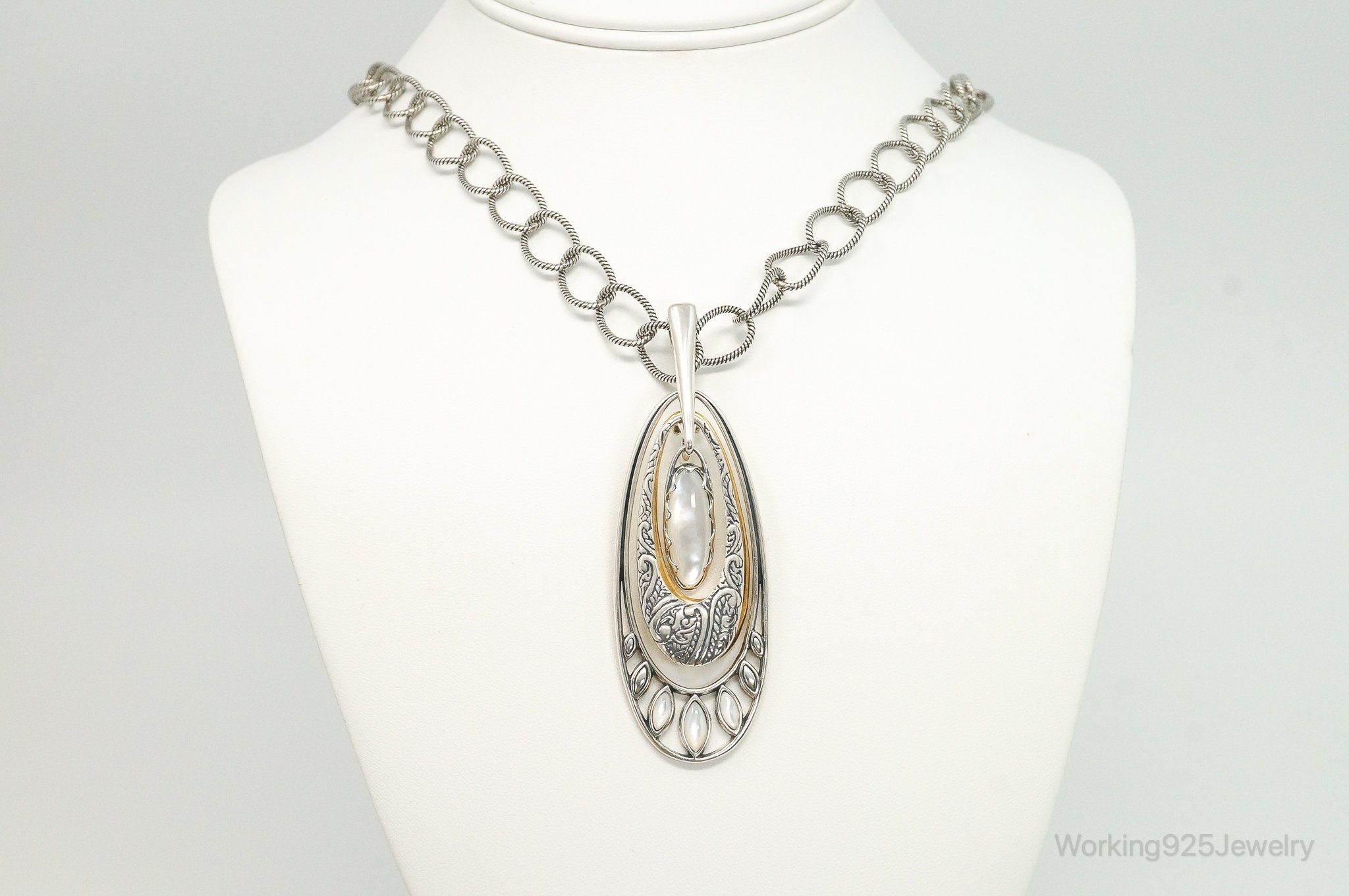 Vintage Designer Carolyn Pollack Relios Collection Sterling Silver Necklace | Jewelry > Necklaces | Wiccan Center
