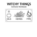 Witchy Things Grimoire Workbook - Paperback | Books | Wiccan Center