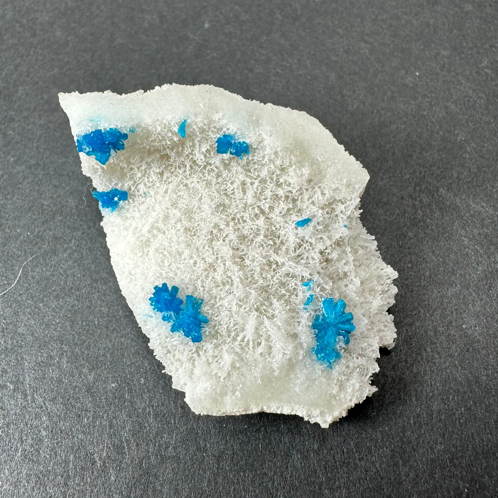 Cavansite Ball 'Floaters' on Stilbite MD | Minerals | Wiccan Center