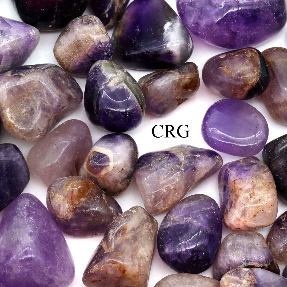 Tumbled Banded Amethyst 20-50mm (1 Pound) | Amethyst | Wiccan Center