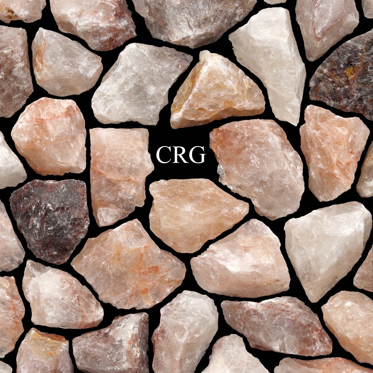5 KILO LOT - Rough Fire Quartz Stones from Madagascar