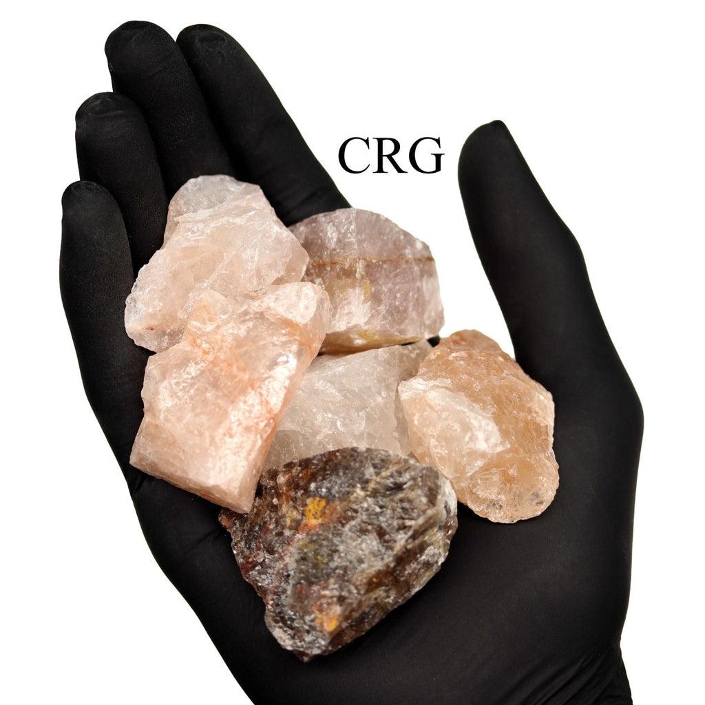 5 KILO LOT - Rough Fire Quartz Stones from Madagascar