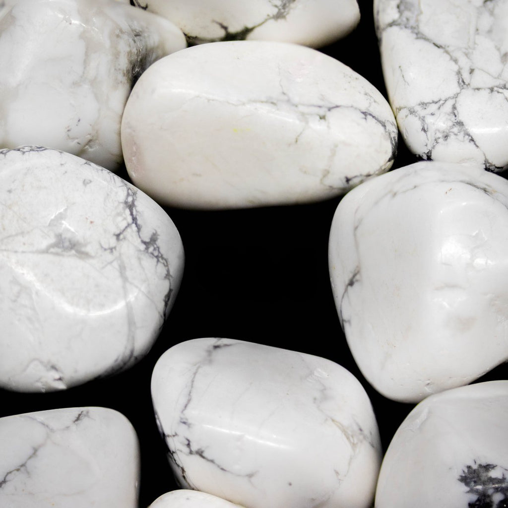 1LB. Howlite Tumbled Stones | Howlite | Wiccan Center
