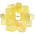 Tumbled Extra Quality Lemon Calcite / 1-2" AVG - 1 KILO LOT | Lemon Calcite | Wiccan Center
