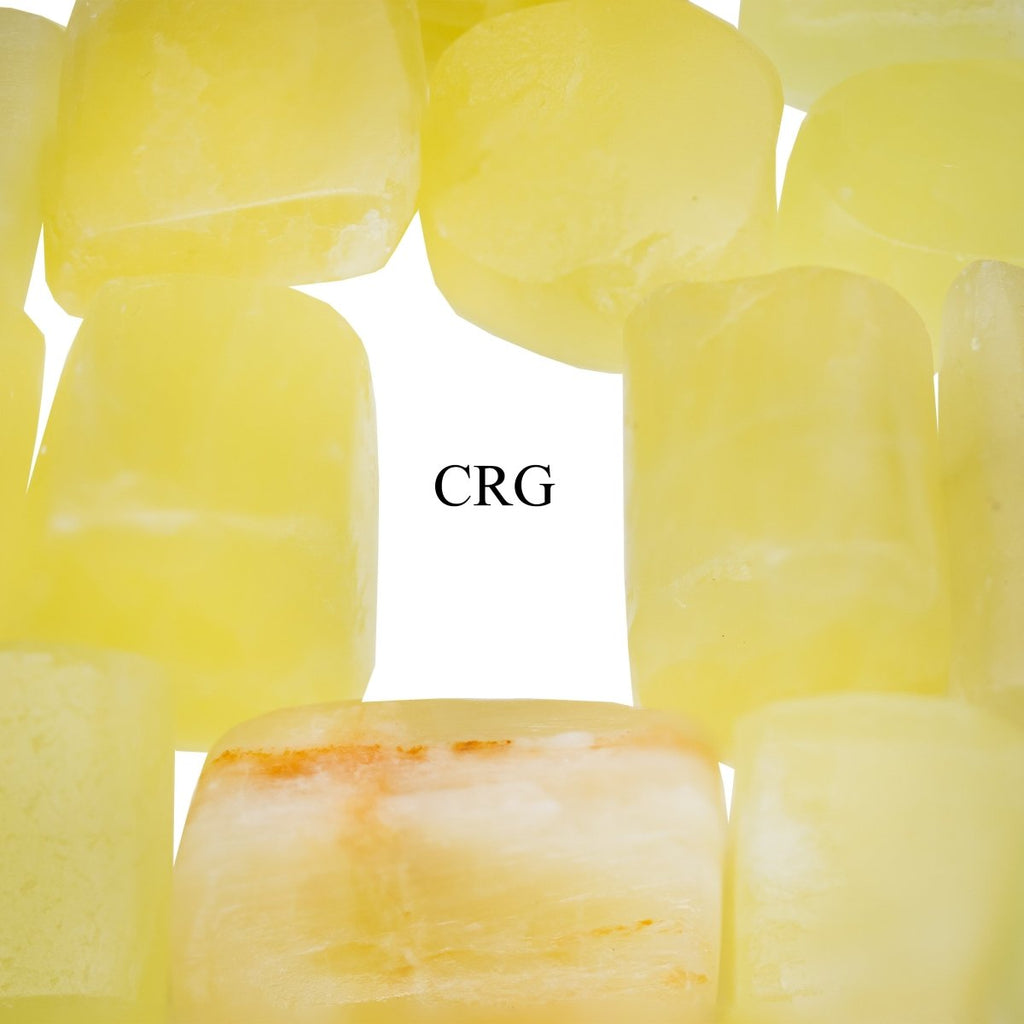 Tumbled Extra Quality Lemon Calcite / 1-2" AVG - 1 KILO LOT | Lemon Calcite | Wiccan Center