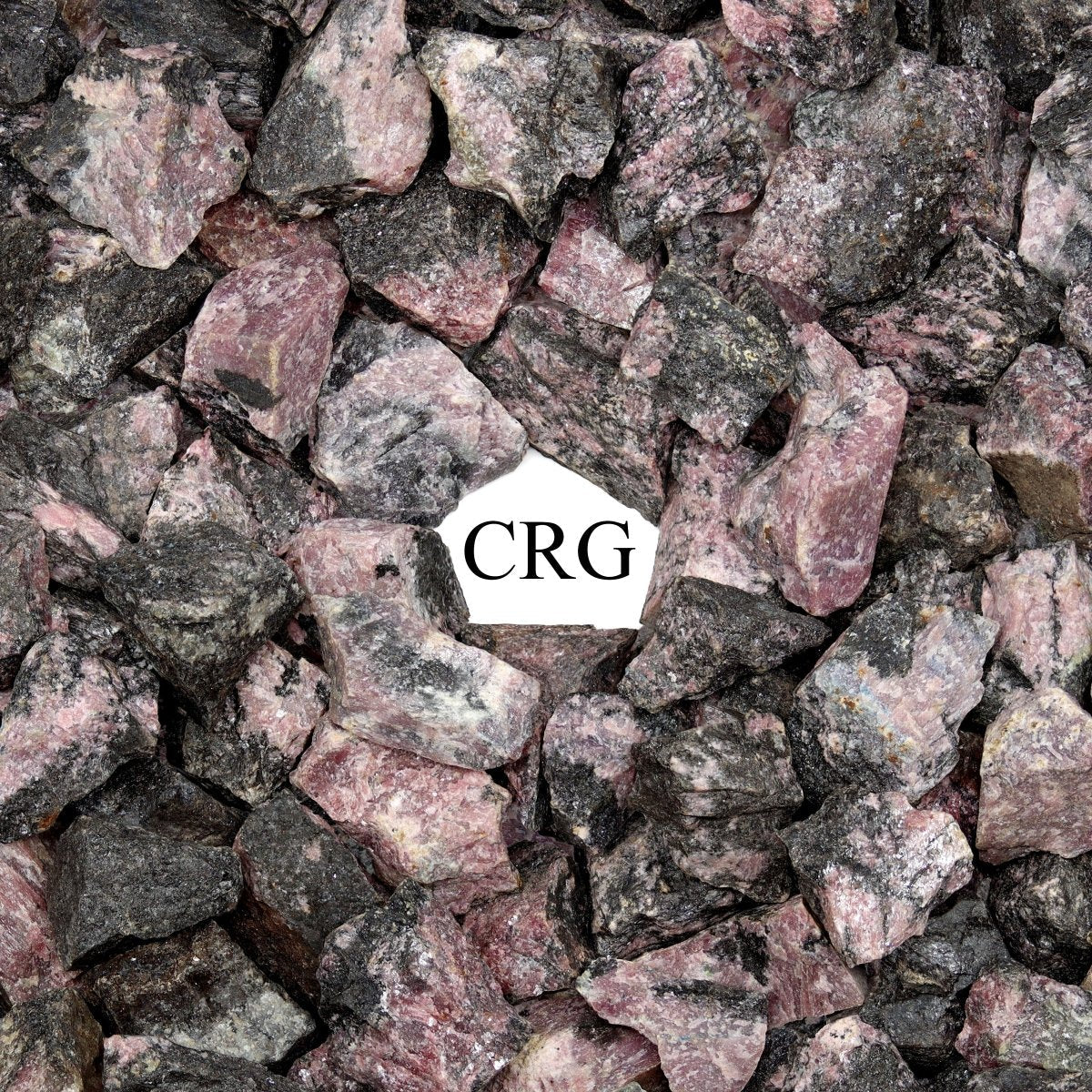 Rough Rhodonite / 1-2" AVG - 1 KILO LOT | Rhodonite | Wiccan Center