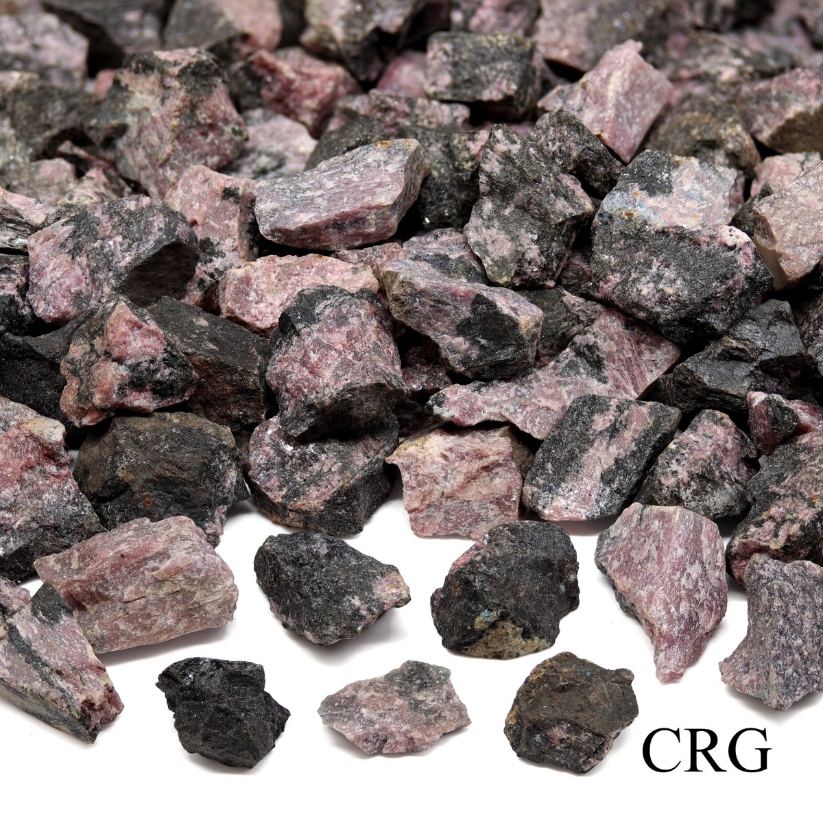 Rough Rhodonite / 1-2" AVG - 1 KILO LOT | Rhodonite | Wiccan Center