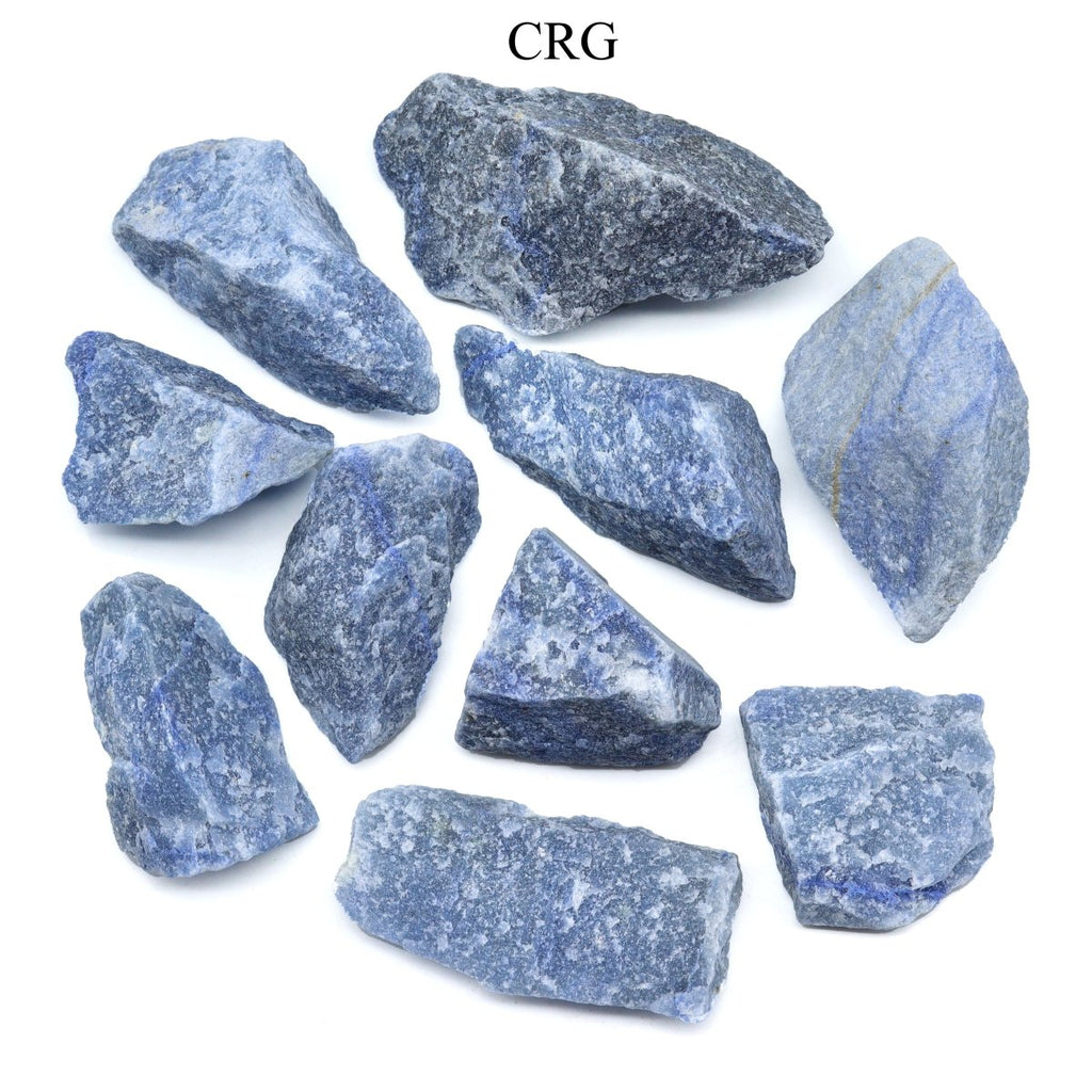 Rough Blue Quartz / 1-2" AVG - 1 KILO LOT | Blue Quartz | Wiccan Center
