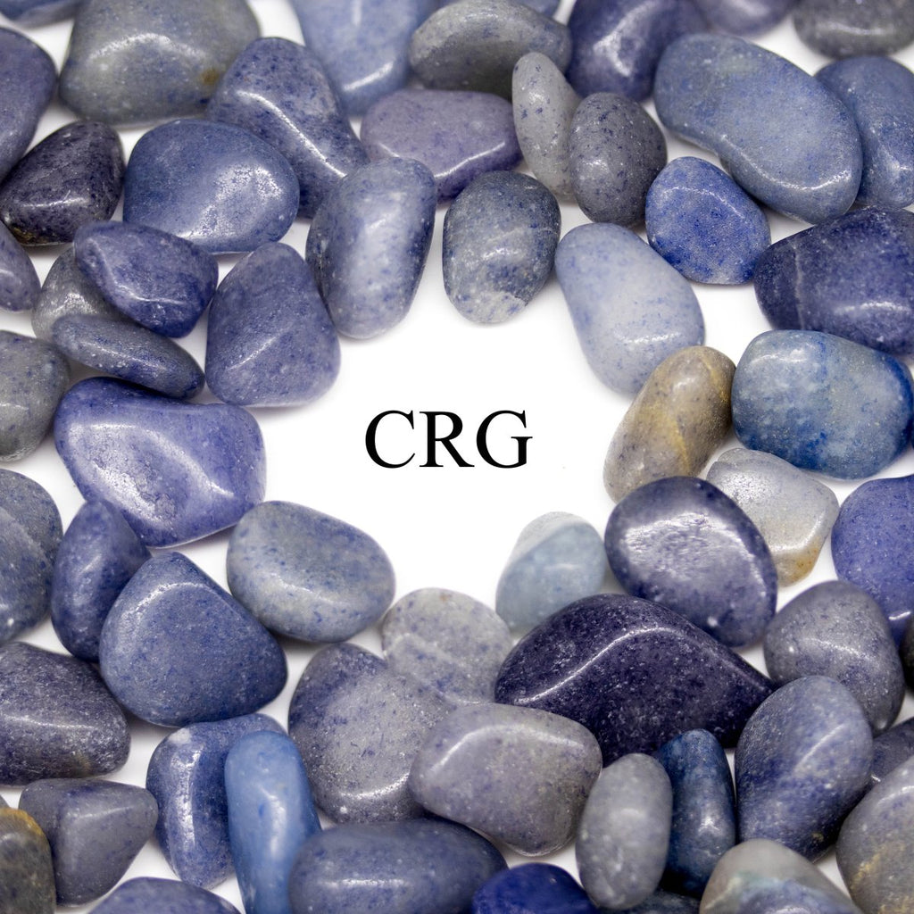 Tumbled Blue Quartz Chips / 5-10mm AVG - 1 KILO LOT | Blue Quartz | Wiccan Center