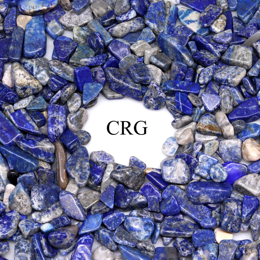 Tumbled Lapis Lazuli Chips / 5-25mm AVG - 1 KILO LOT | Lapis lazuli | Wiccan Center