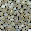 Tumbled White Agate / 20-40mm AVG - 1 KILO LOT | White Agate | Wiccan Center