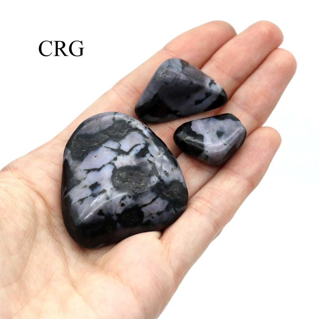 Tumbled Indigo Gabbro / 1-2" AVG - 1 KILO LOT