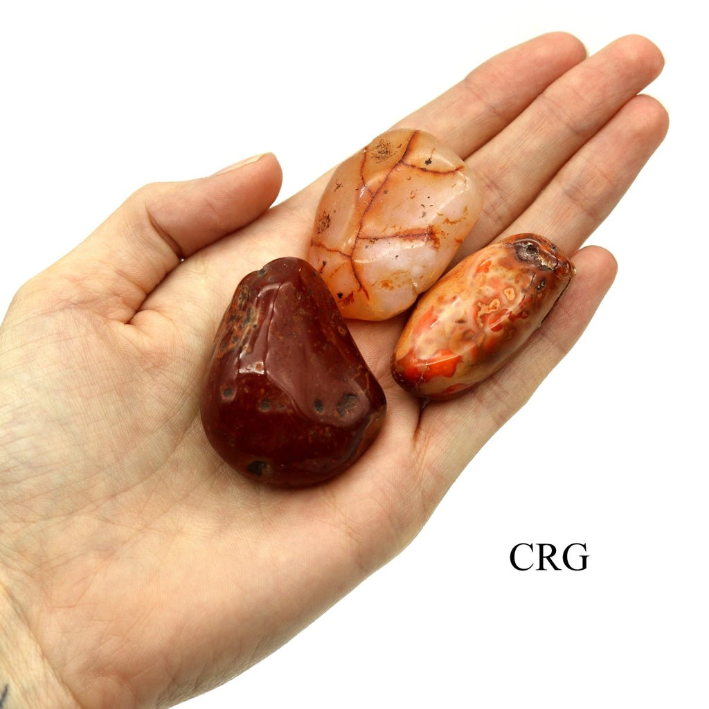 Tumbled Carnelian Agate / 1-2" AVG - 1 PIECE