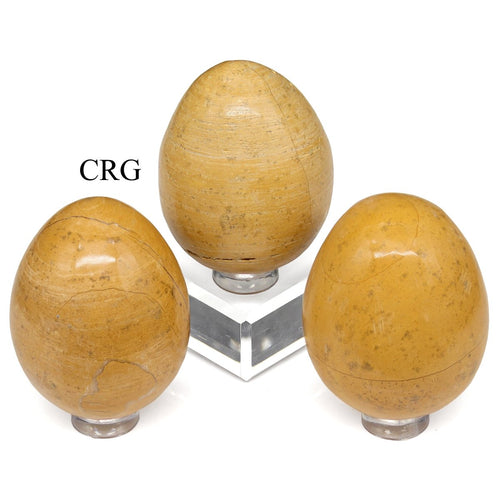 1 PIECE - Yellow Onyx Egg (50 MM) AVG | Yellow Onyx | Wiccan Center
