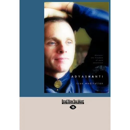 True Meditation: Discover the Freedom of Pure Awareness (Easyread Large Edition) - Paperback | Books | Wiccan Center