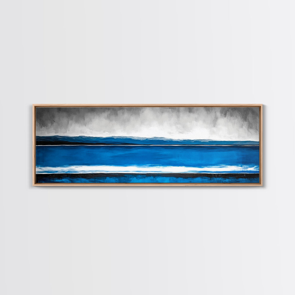 Ocean Wave, Beach Canvas Print, Coastal Art, Blue Water Painting, Modern Seascape, Nautical Wall Art, Living Room Decor, Minimalist Art | | Wiccan Center