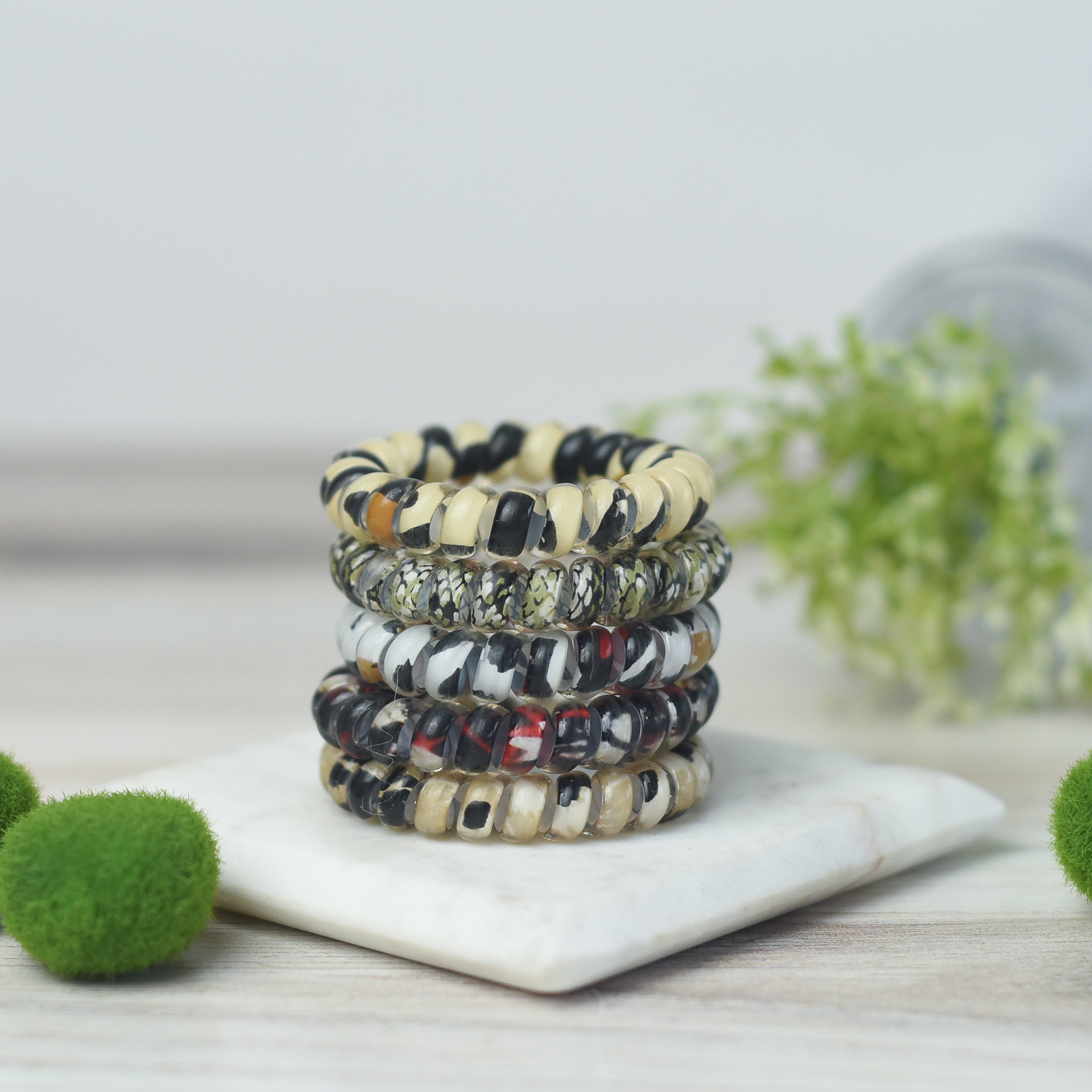 Large Hair Coil Set in Animal Prints | Hair Accessories | Wiccan Center