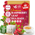 Raspberry Leaf Tea Bags, 100% Natural & Pure from Raspberry Leaves. Loose Leaf Raspberry Herbal Tea, Made with Natural Material Tea Bags, Raspberry Leaf Tea. No Sugar, No Caffeine, No Gluten, Vegan. | Tea | Wiccan Center