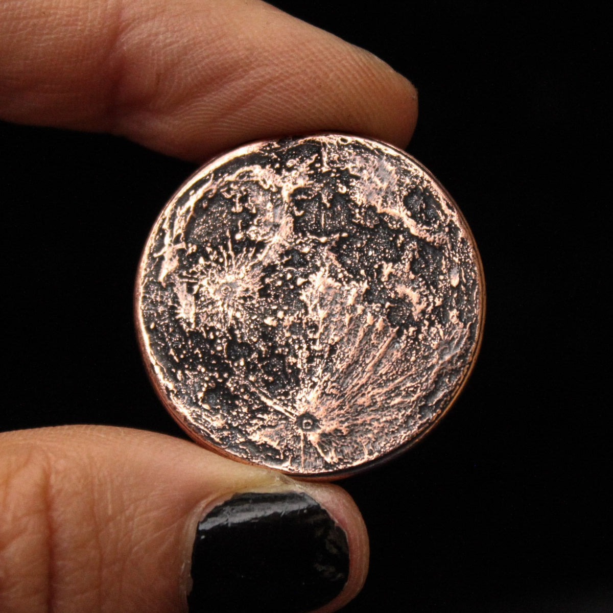 Blood Moon Copper Coin - 1 in / 26 mm