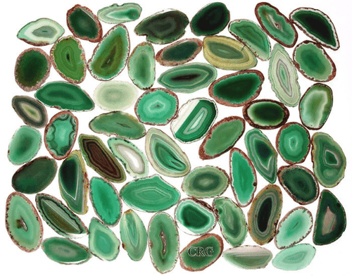 100 AGATE SLICES for Escort Cards Wedding Table Name, select your color! | Agate | Wiccan Center