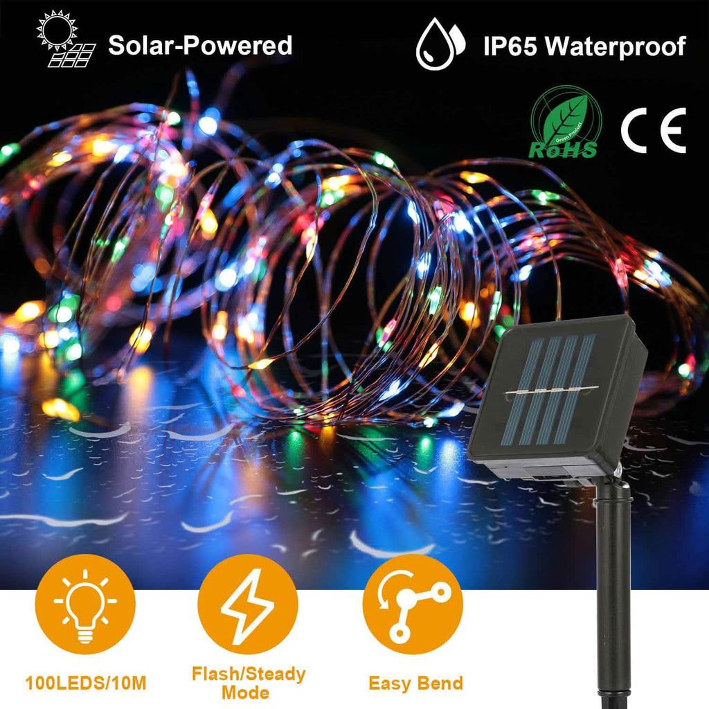100 LEDs Solar String Lights | String & Fairy Lights | Wiccan Center