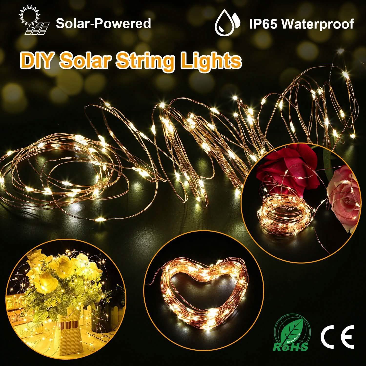 100 LEDs Solar String Lights | String & Fairy Lights | Wiccan Center
