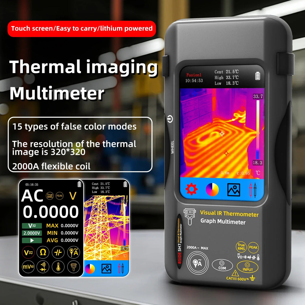 BSIDE SH7 Thermal Camera Multimeter | | Wiccan Center