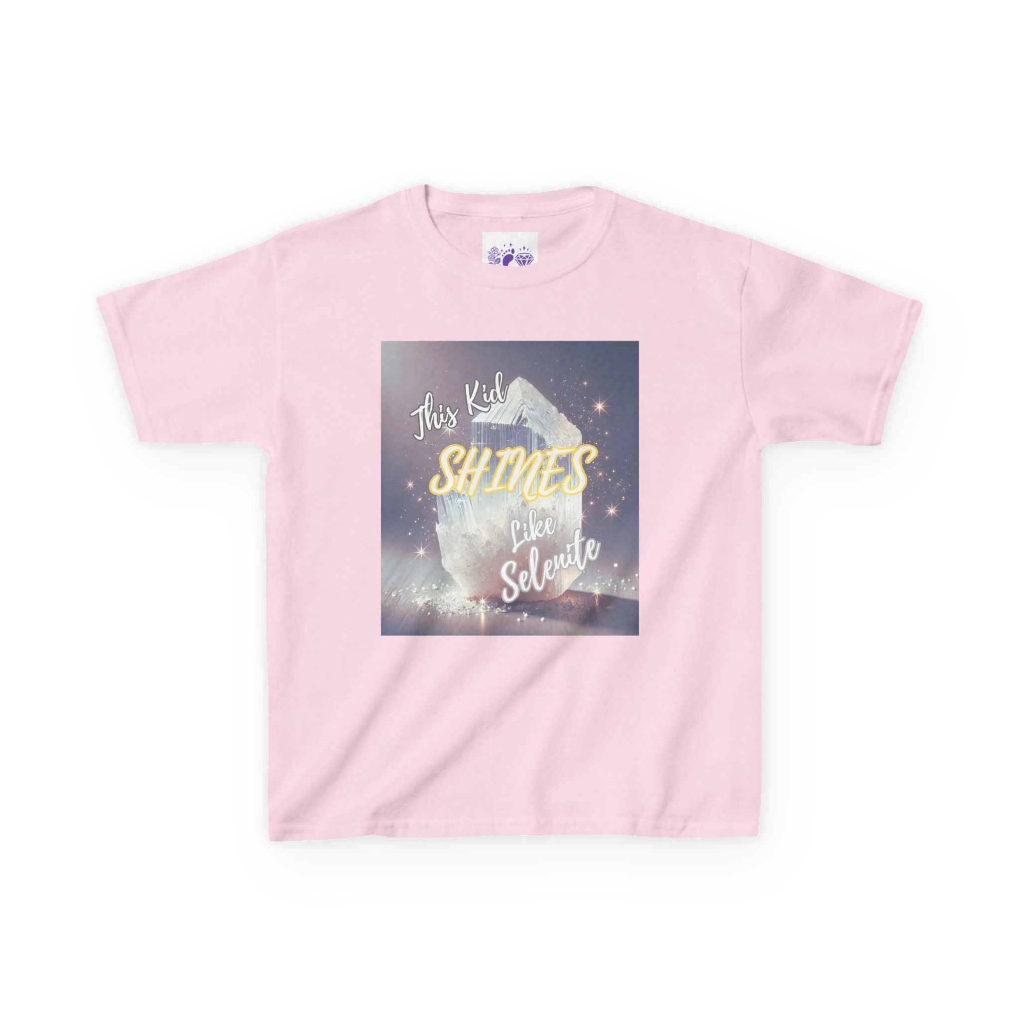 Kids TShirt 'This Kid Shines Like Selenite' | Kids clothes | Wiccan Center