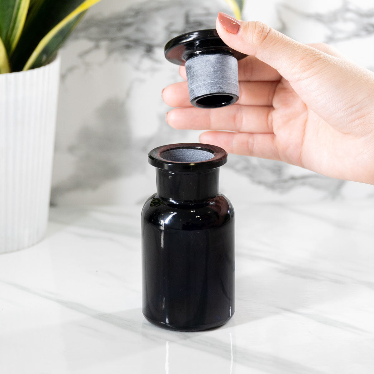100 ml Glass-on-Glass Apothecary Jar | Glass Jars | Wiccan Center