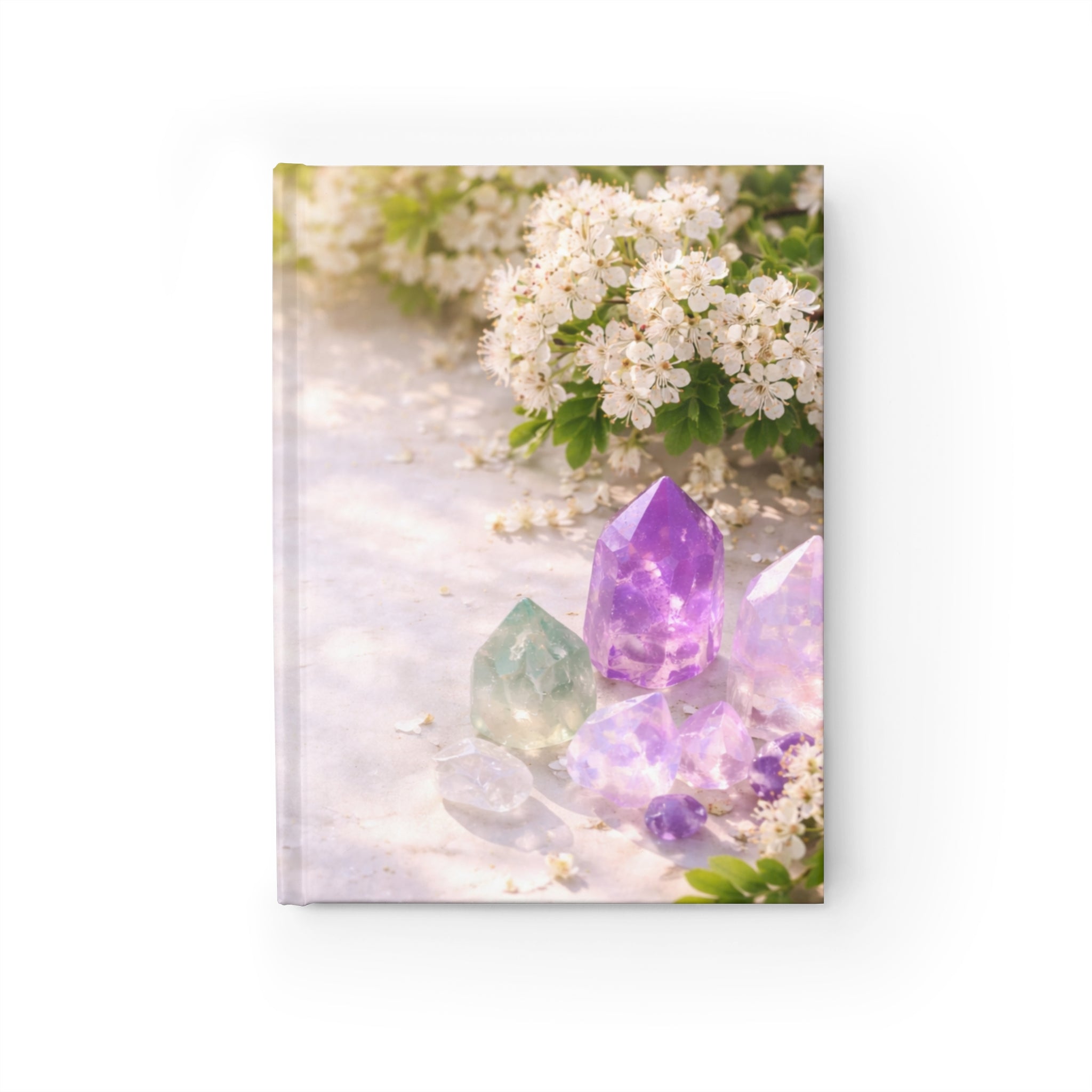 Hawthorn Crystal Garden Journal — Ruled Notebook for Meditation, Gratitude & Spiritual Notes | Paper products | Wiccan Center