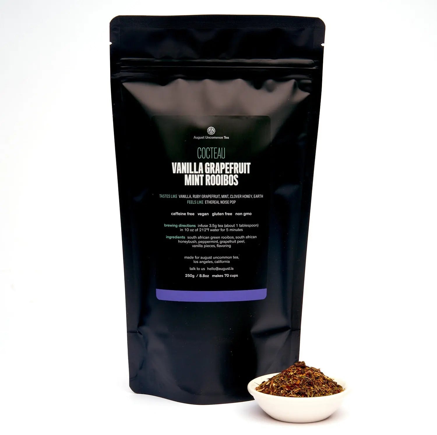 Cocteau - Vanilla Grapefruit Mint Rooibos Tea (Caffeine Free) | Beverages > Teas > Herbal Teas | Wiccan Center