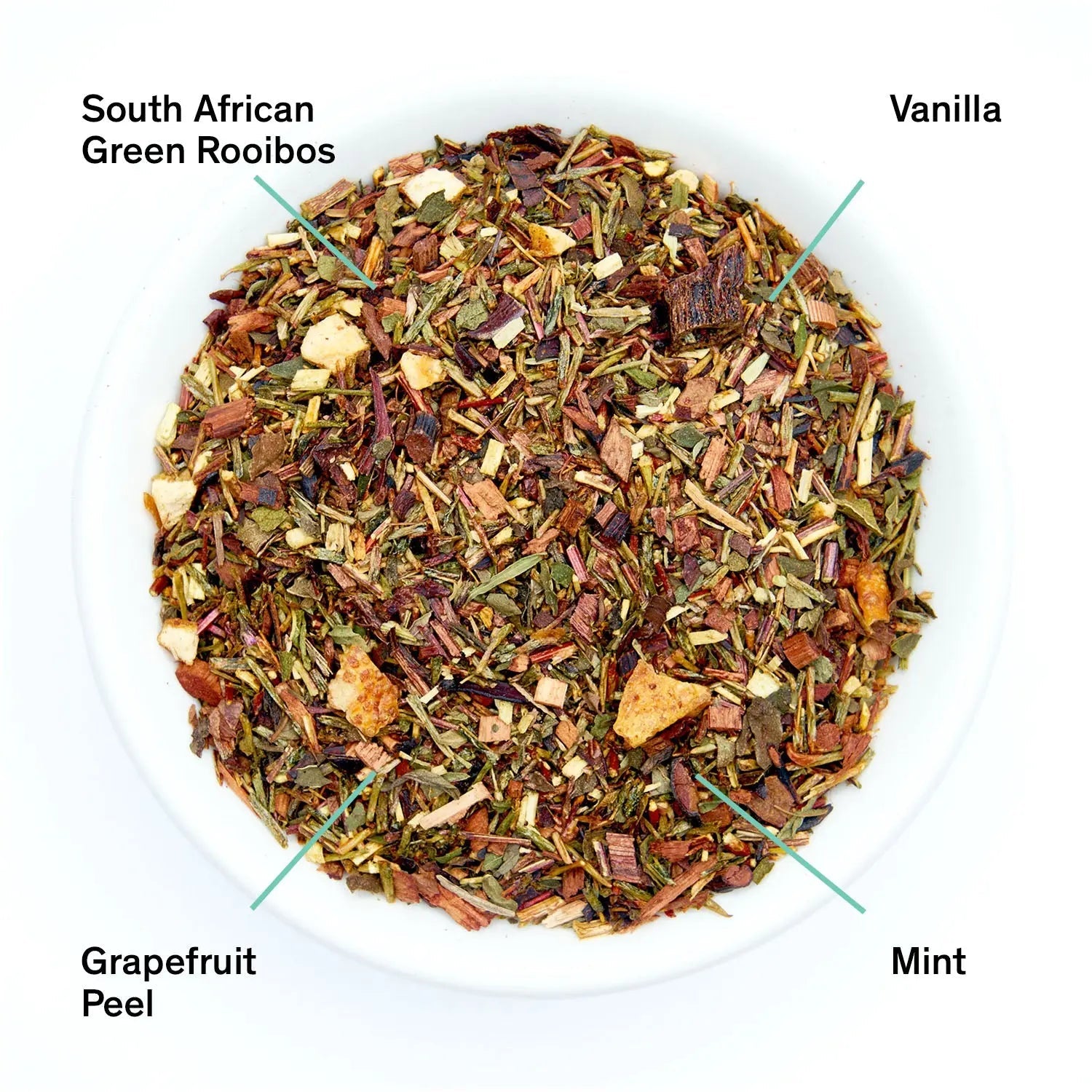 Cocteau - Vanilla Grapefruit Mint Rooibos Tea (Caffeine Free) | Beverages > Teas > Herbal Teas | Wiccan Center