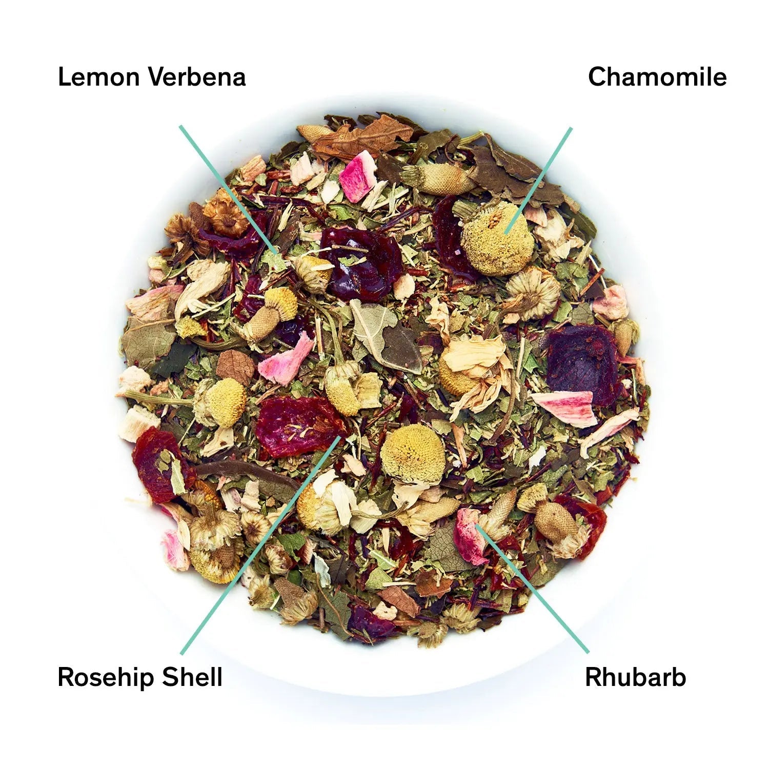 Days of Heaven - Rhubarb Verbena Chamomile Tea (Caffeine Free) | Beverages > Teas > Herbal Teas | Wiccan Center