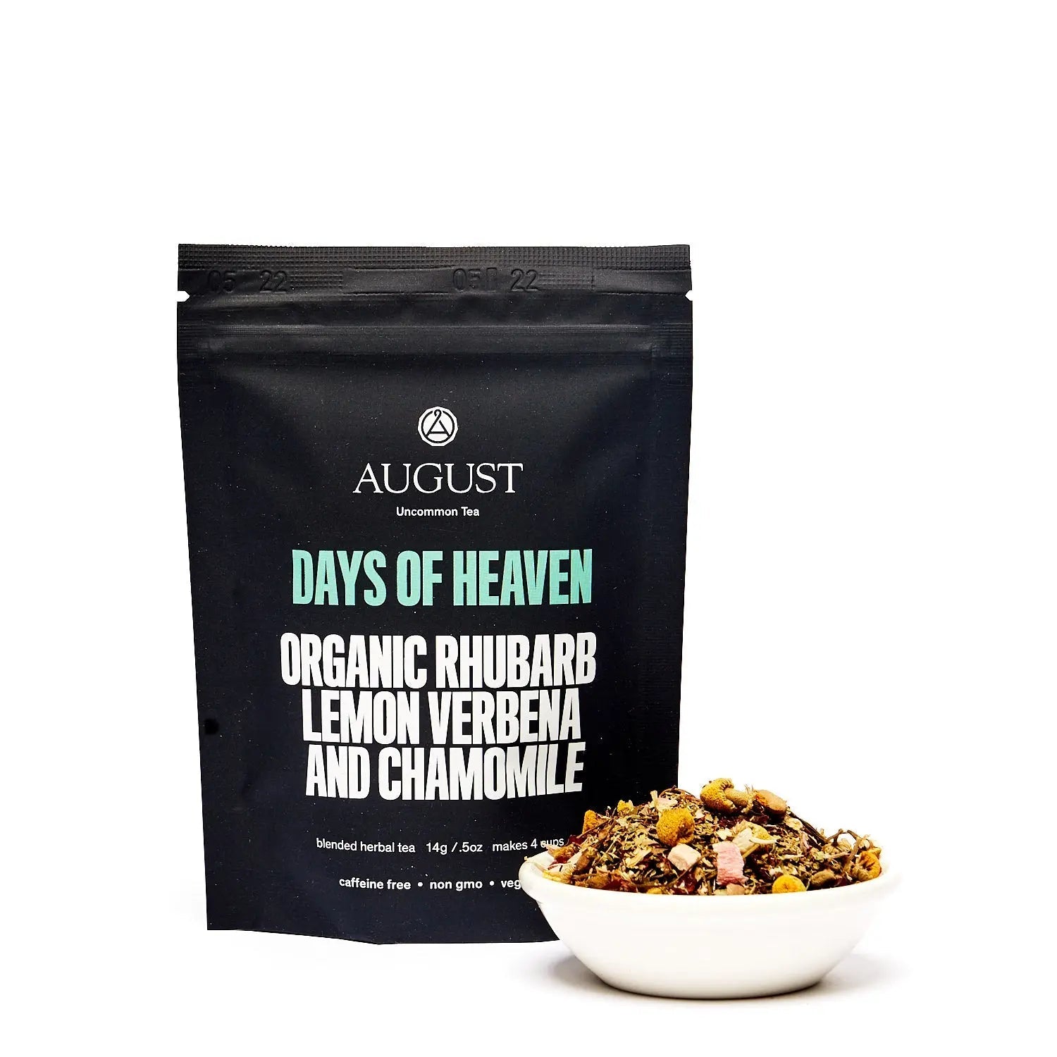 Days of Heaven - Rhubarb Verbena Chamomile Tea (Caffeine Free) | Beverages > Teas > Herbal Teas | Wiccan Center