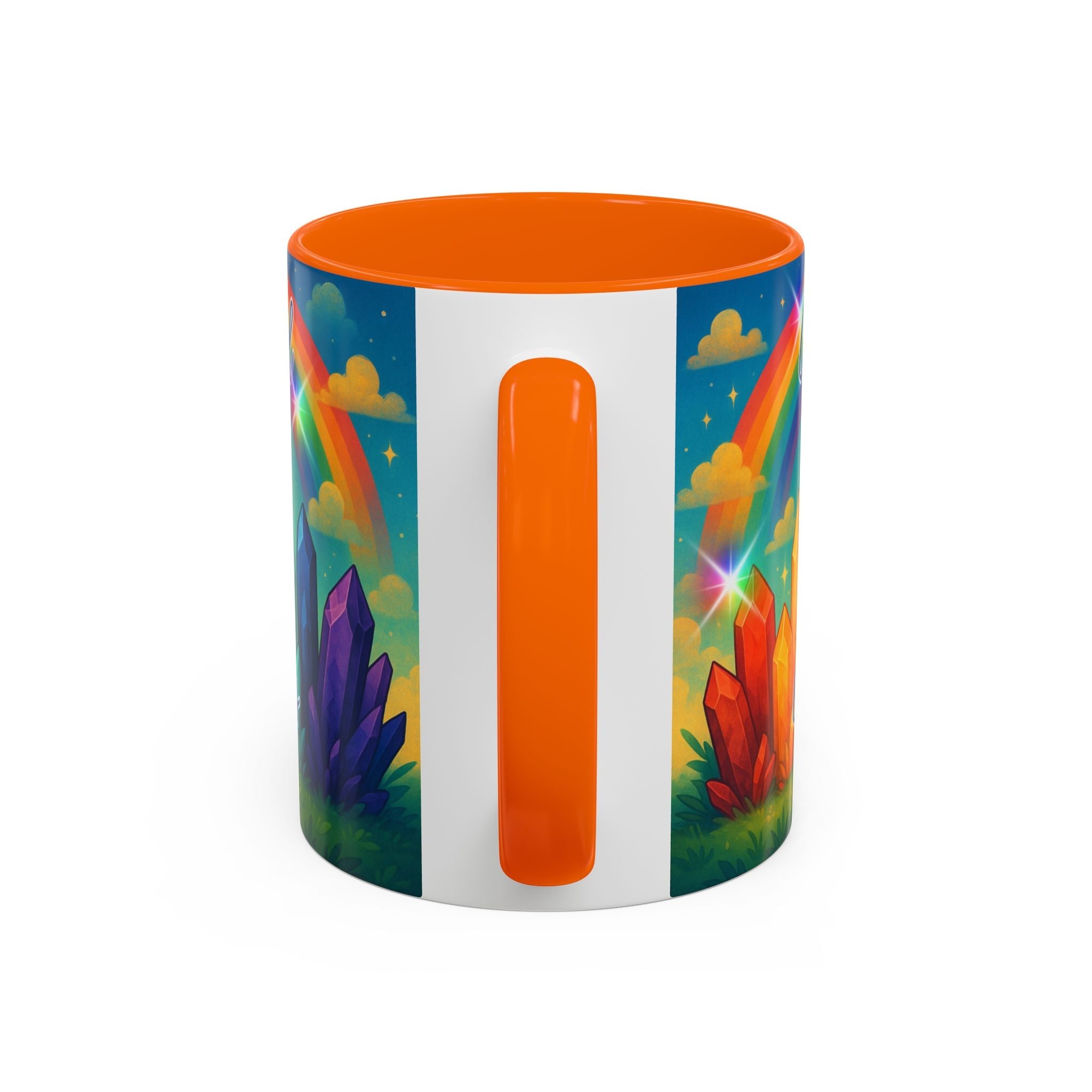 Coffee Mug - Rainbow Crystal Curious | Mug | Wiccan Center