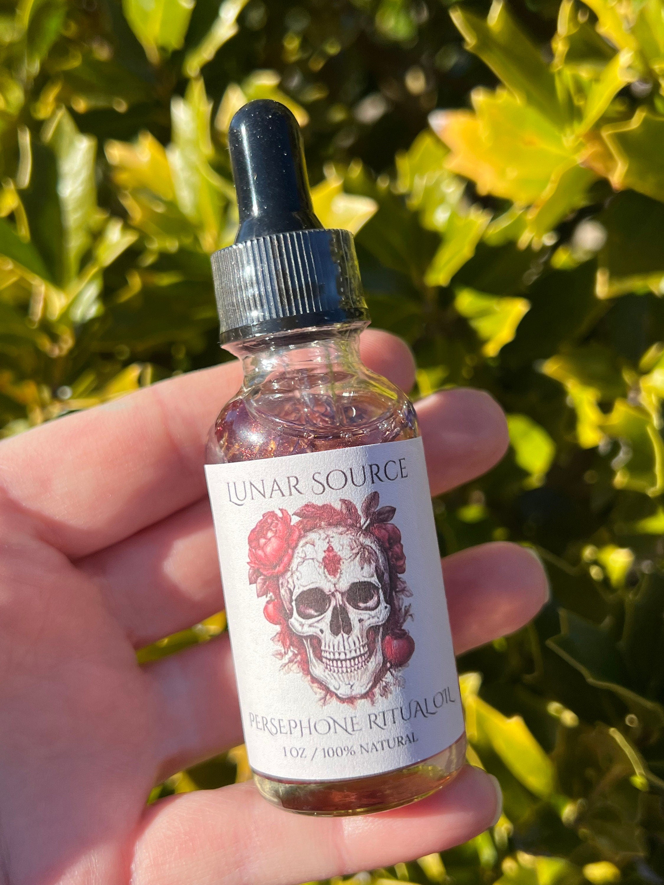 Persephone Offering Ritual Oil | Queen of Underworld Goddess Perfume Witchcraft Altar Spell Magic Deity Intention Devotional Pagan Gift | | Wiccan Center