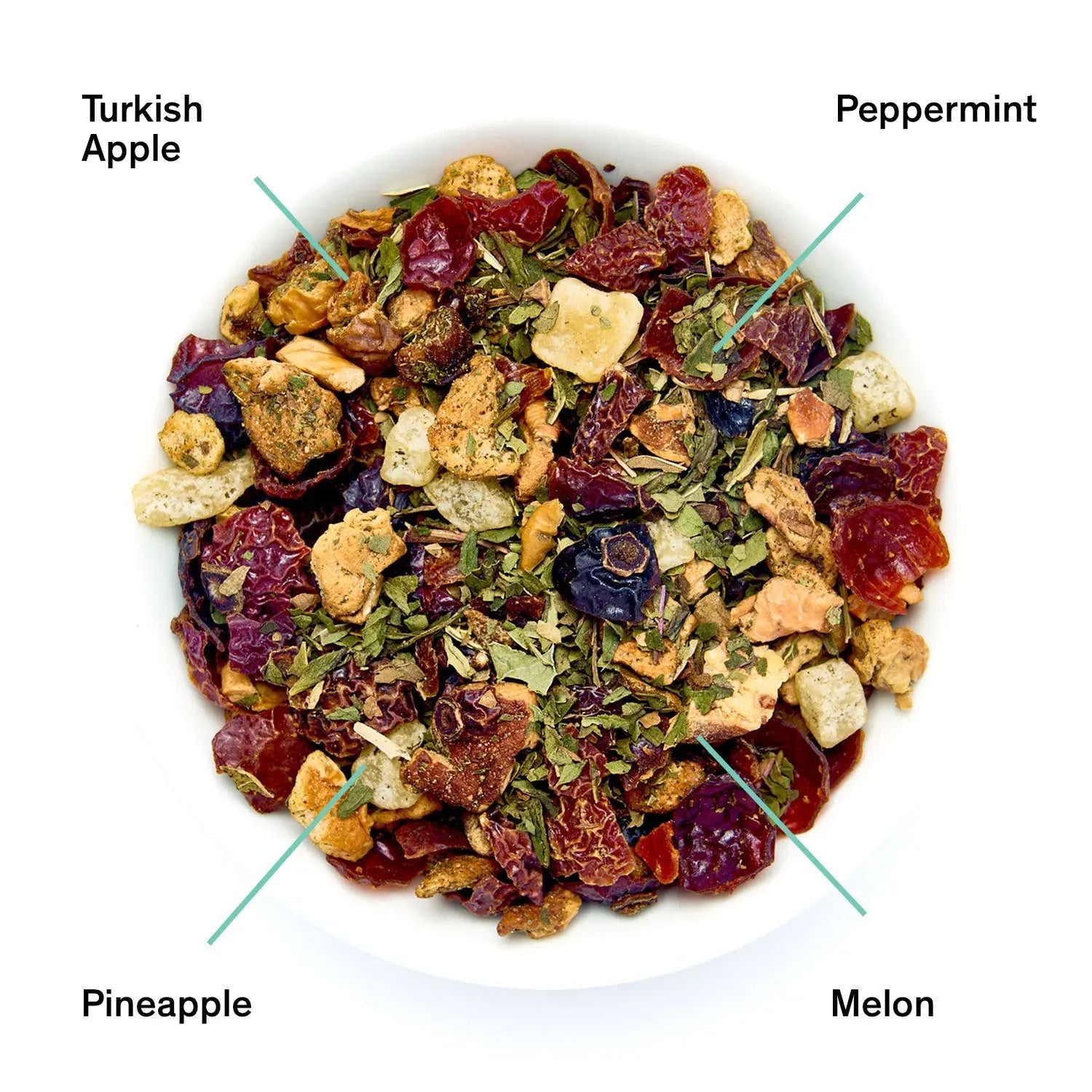 Capri - Honeydew Melon Mint Tea (Caffeine Free) | Beverages > Teas > Herbal Teas | Wiccan Center